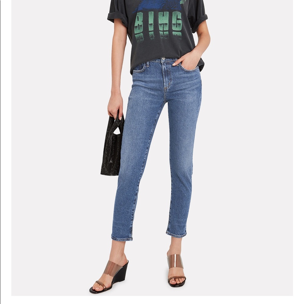 AGOLDE Toni High Rise Straight Jeans